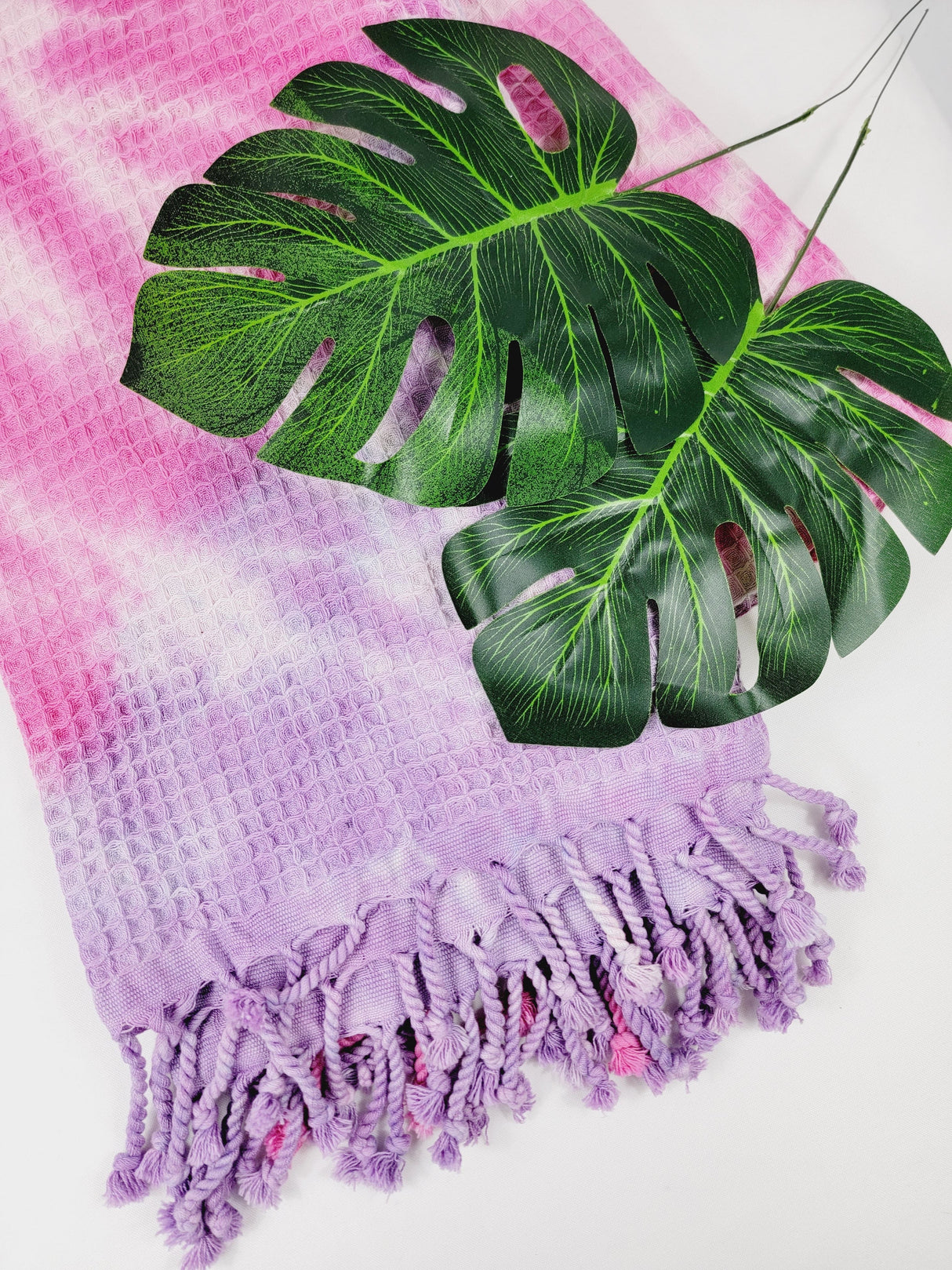 Bath Towel, Waffle Towel, Turkish Beach Towel, Handmade Tie dye from EBRU Home