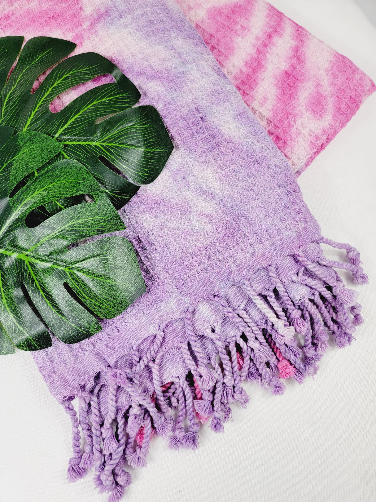 Bath Towel, Waffle Towel, Turkish Beach Towel, Handmade Tie dye from EBRU Home