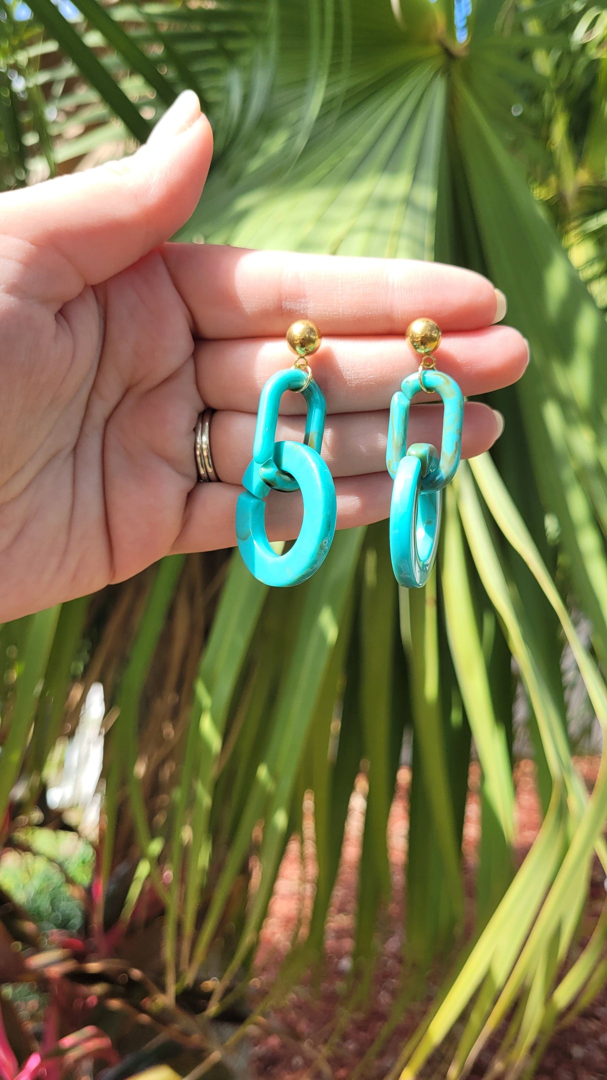 Cora Earrings - Turquoise from Spiffy & Splendid