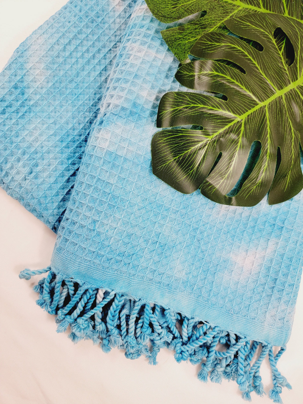 Bundle 5 Pack Bath,Beach Towel, Waffle Tie dye Towel from EBRU Home