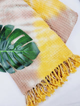 Bundle 5 Pack Bath,Beach Towel, Waffle Tie dye Towel from EBRU Home