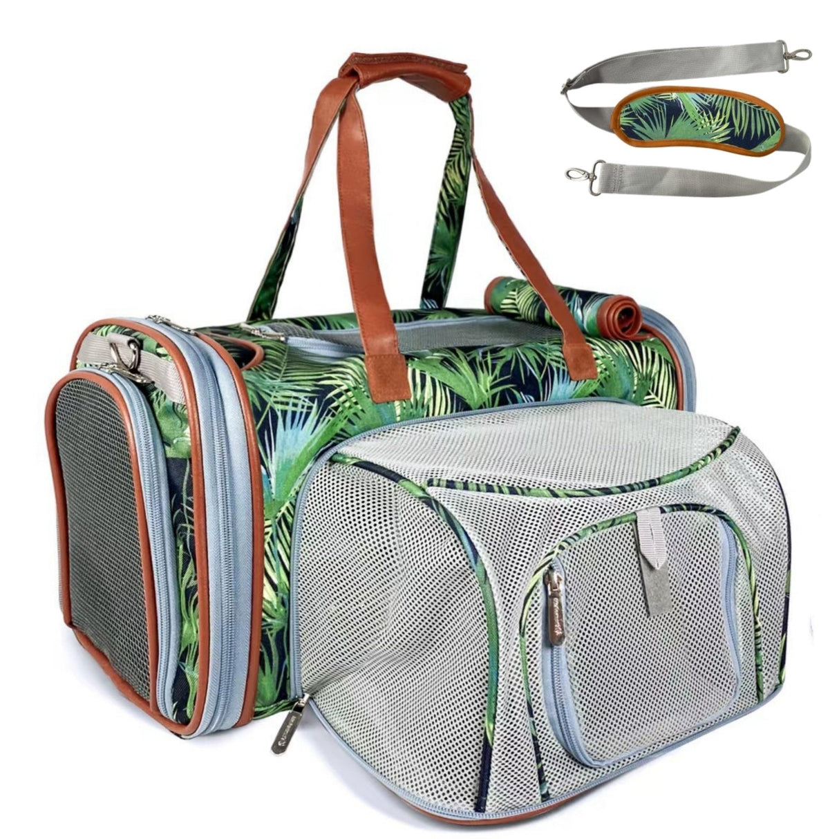 Mr. Peanut's Gold Series Standard Size Airline Compliant Expandable Pet Carrier - Prints Edition from Mr. Peanut's Pet Carriers