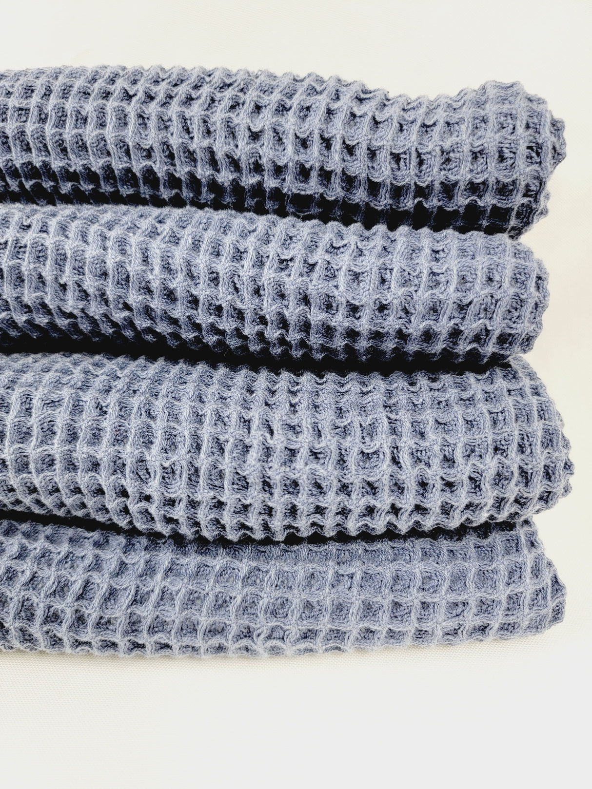 Waffle Towel, Throw Lightweight Quick Dry - Navy from EBRU Home