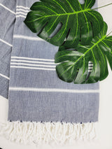 Easy carry Quick Dry Towel 70x36 - Dark Navy from EBRU Home