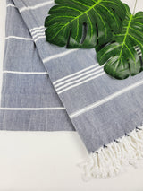 Easy carry Quick Dry Towel 70x36 - Dark Navy from EBRU Home