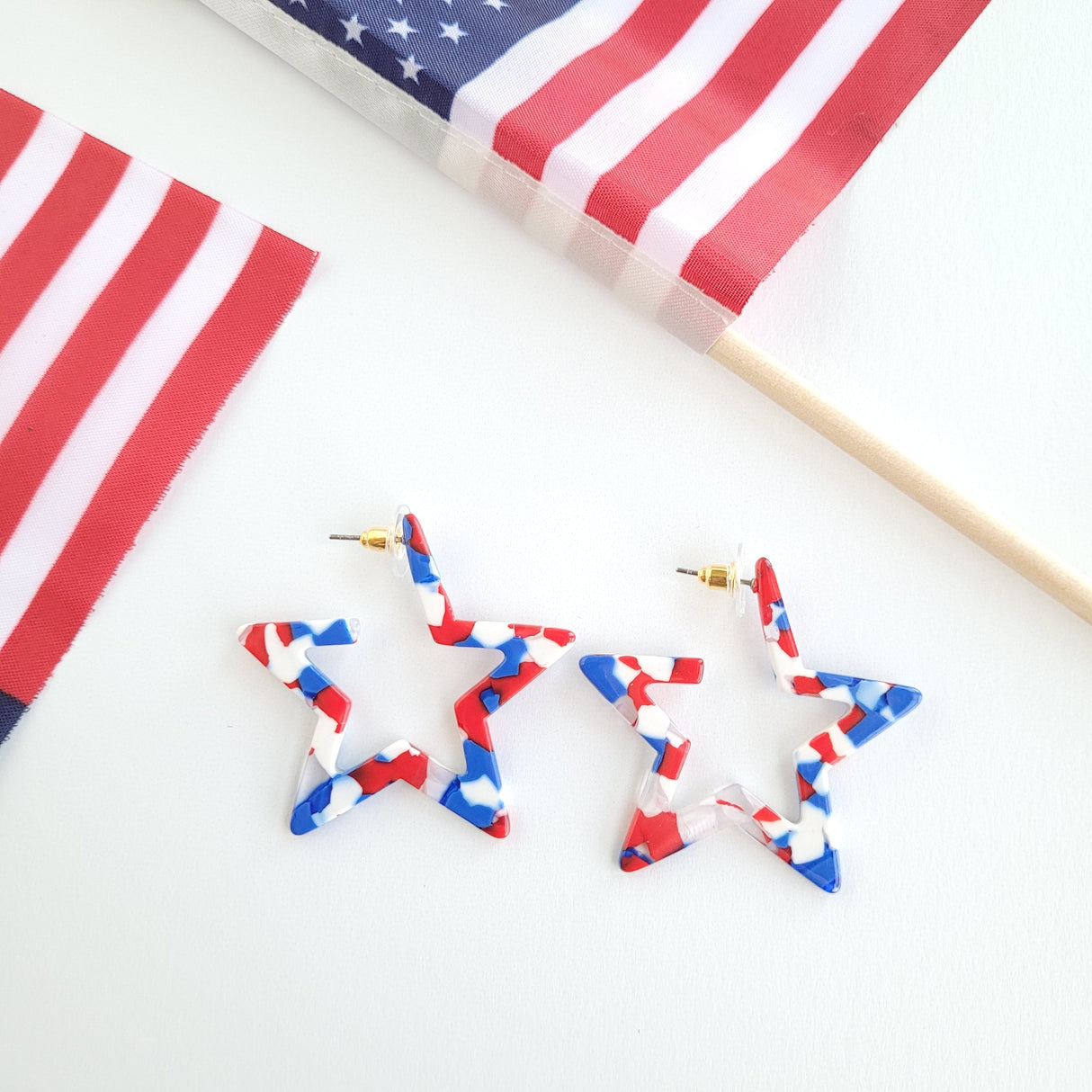 Star Hoops - Red, White & Blue from Spiffy & Splendid