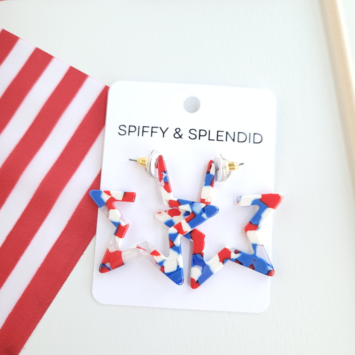 Star Hoops - Red, White & Blue from Spiffy & Splendid