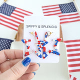 Star Hoops - Red, White & Blue from Spiffy & Splendid