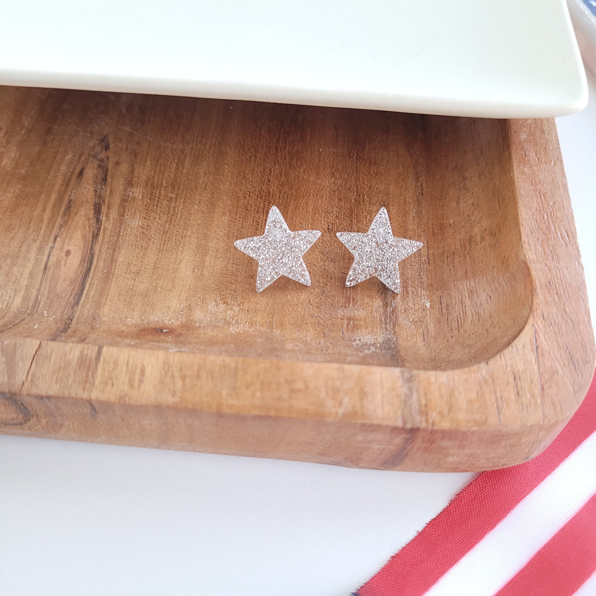 Liberty Star Studs - Silver from Spiffy & Splendid