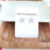 Liberty Star Studs - Silver from Spiffy & Splendid