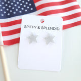 Liberty Star Studs - Silver from Spiffy & Splendid
