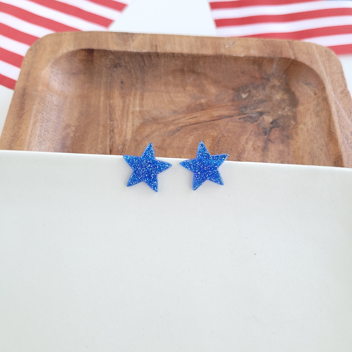 Liberty Star Studs - Blue from Spiffy & Splendid