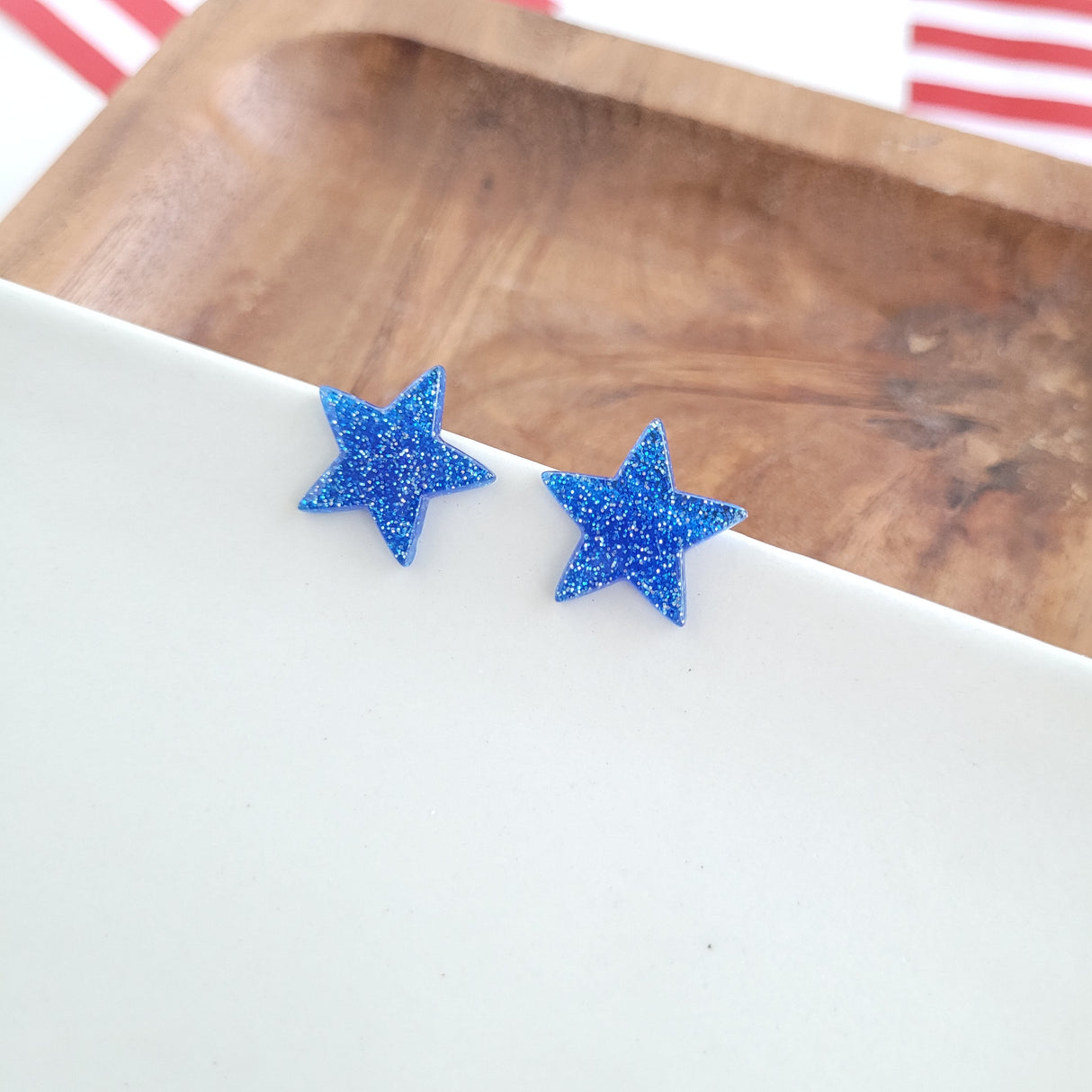 Liberty Star Studs - Blue from Spiffy & Splendid