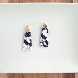 Mia Mini Earrings - Black & White from Spiffy & Splendid