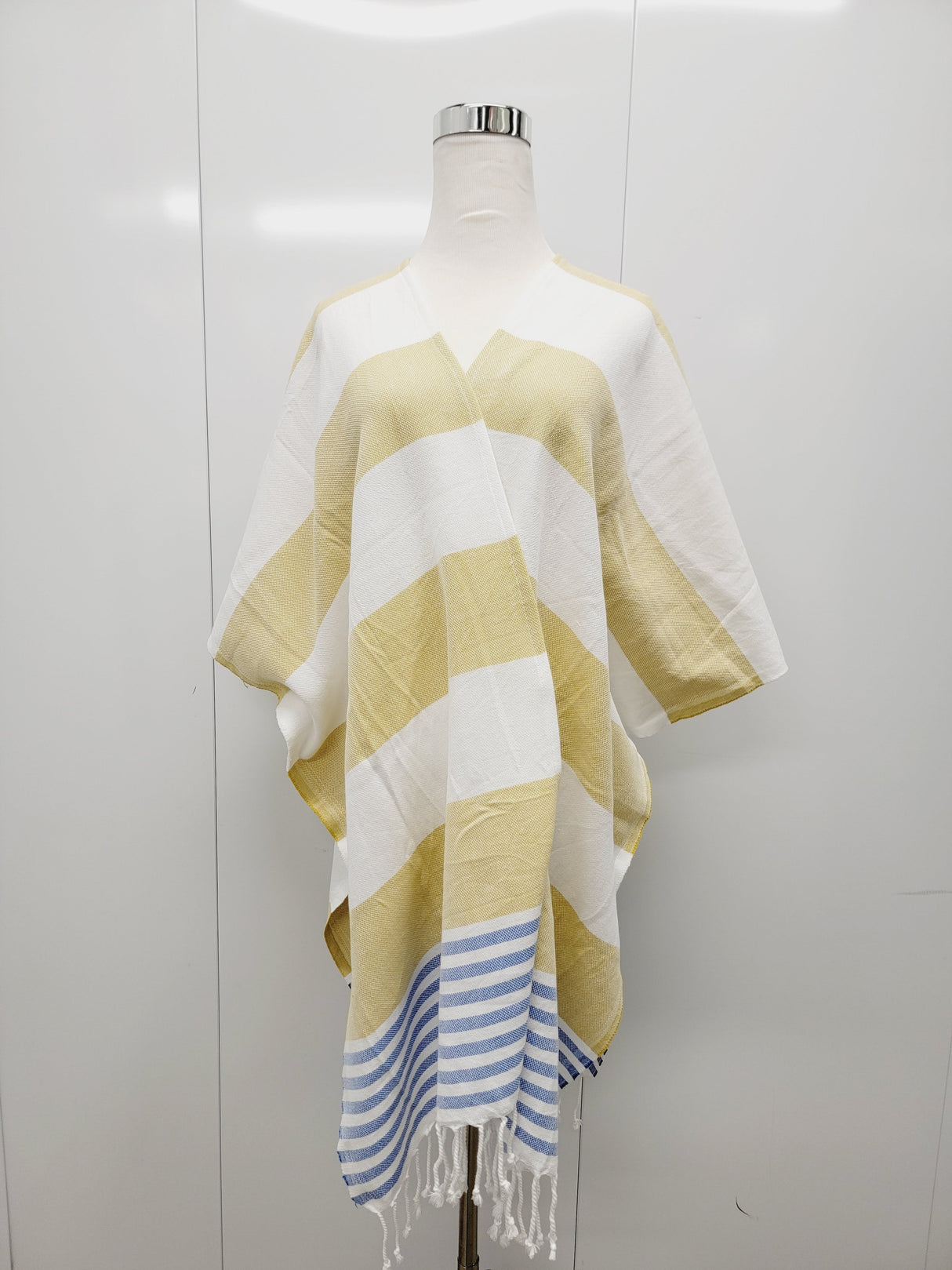 Beach cover up, Beach Dress open front - Mustard