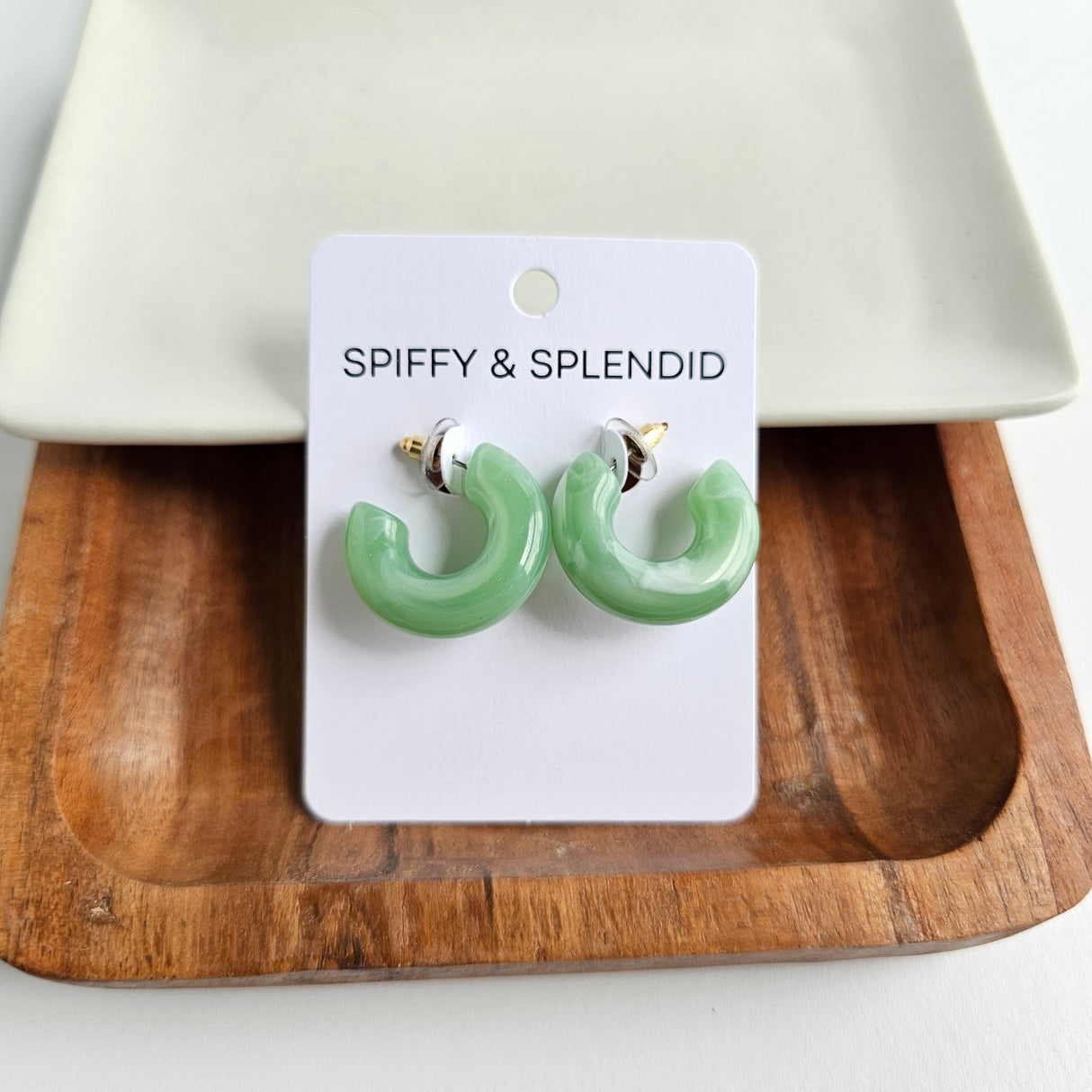 Chloe Hoops - Sage from Spiffy & Splendid