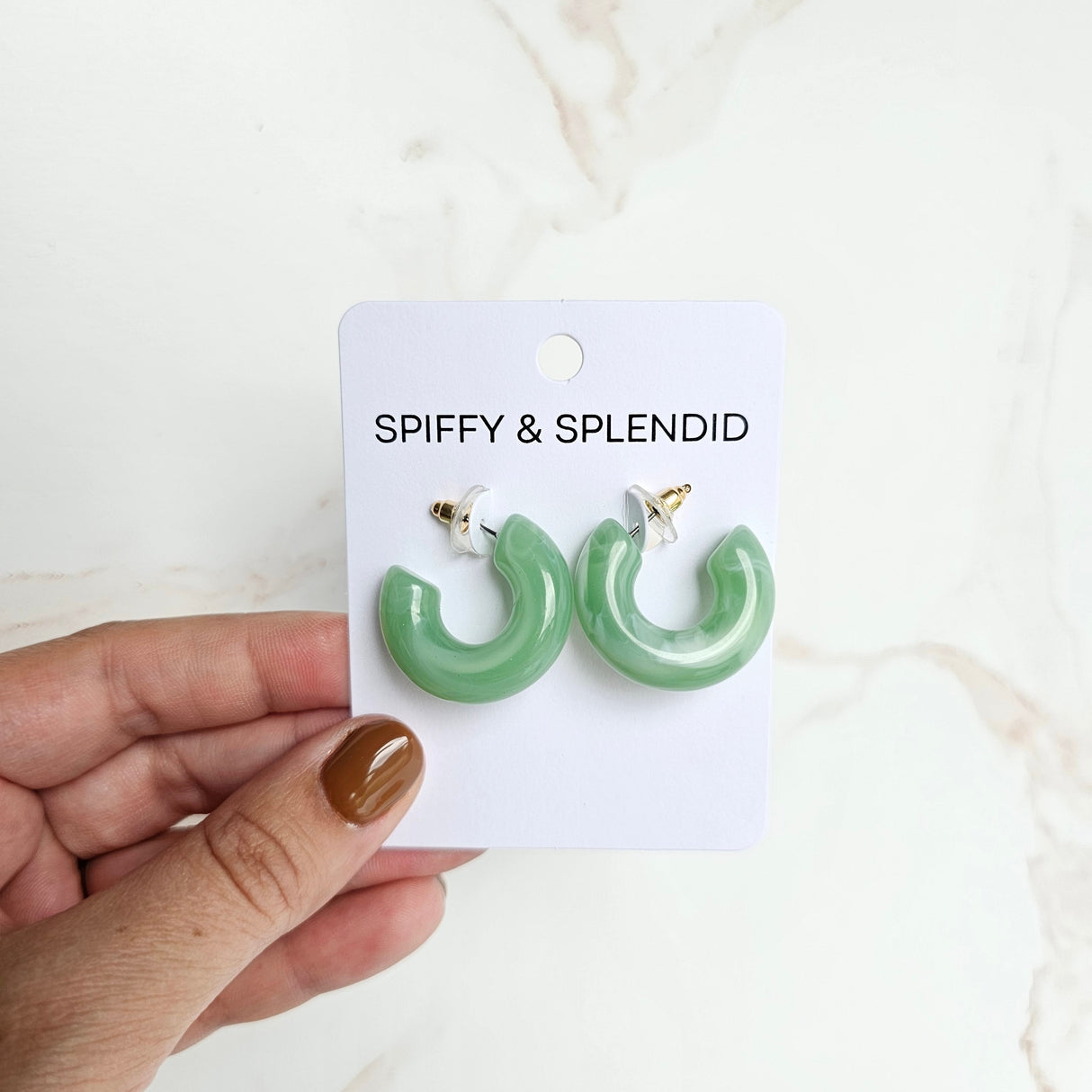 Chloe Hoops - Sage from Spiffy & Splendid