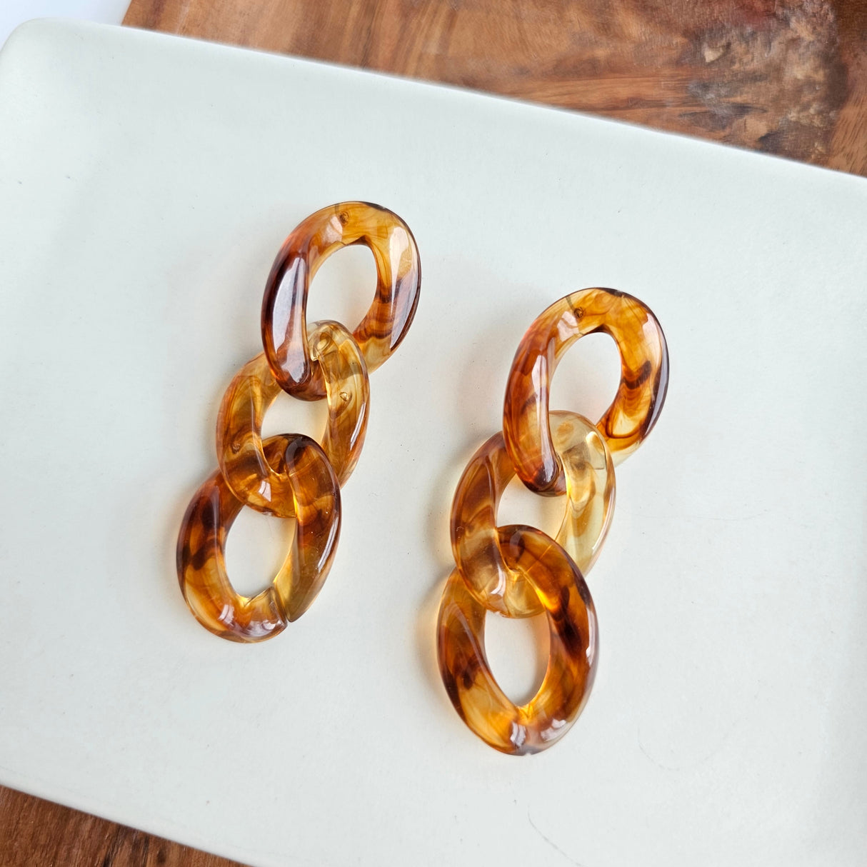 Brooklyn Earrings - Amber from Spiffy & Splendid