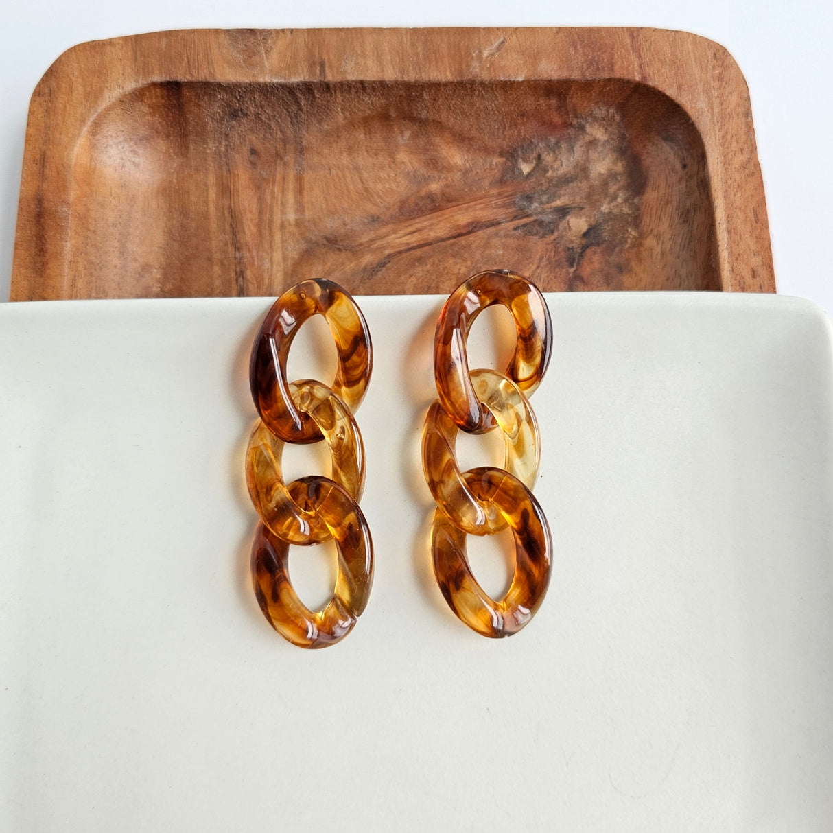 Brooklyn Earrings - Amber from Spiffy & Splendid