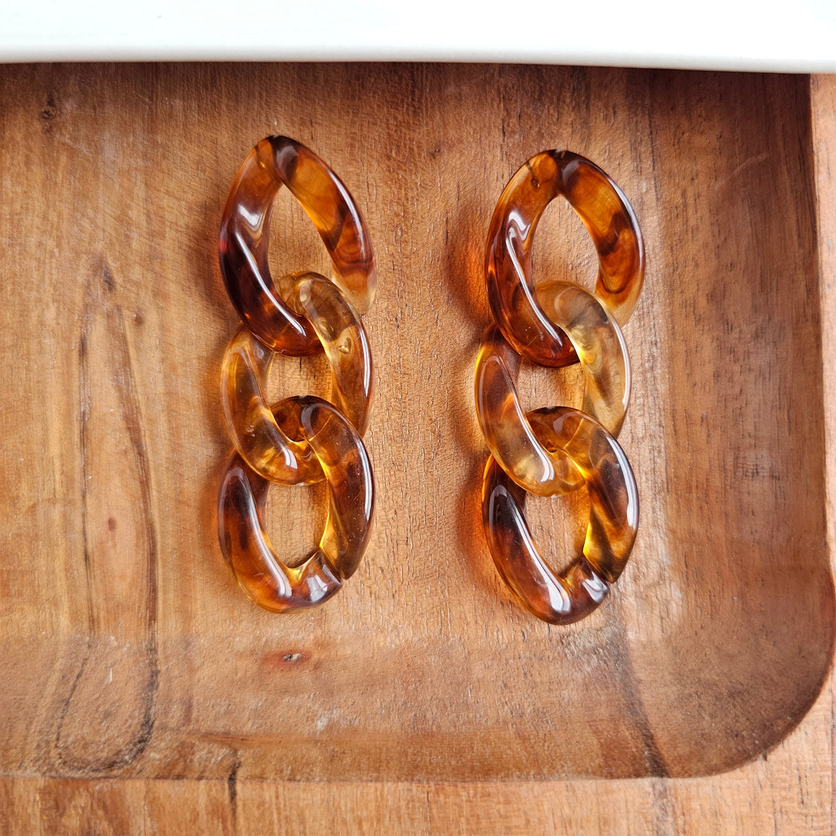 Brooklyn Earrings - Amber from Spiffy & Splendid