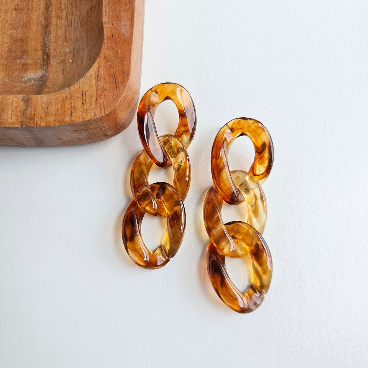 Brooklyn Earrings - Amber from Spiffy & Splendid