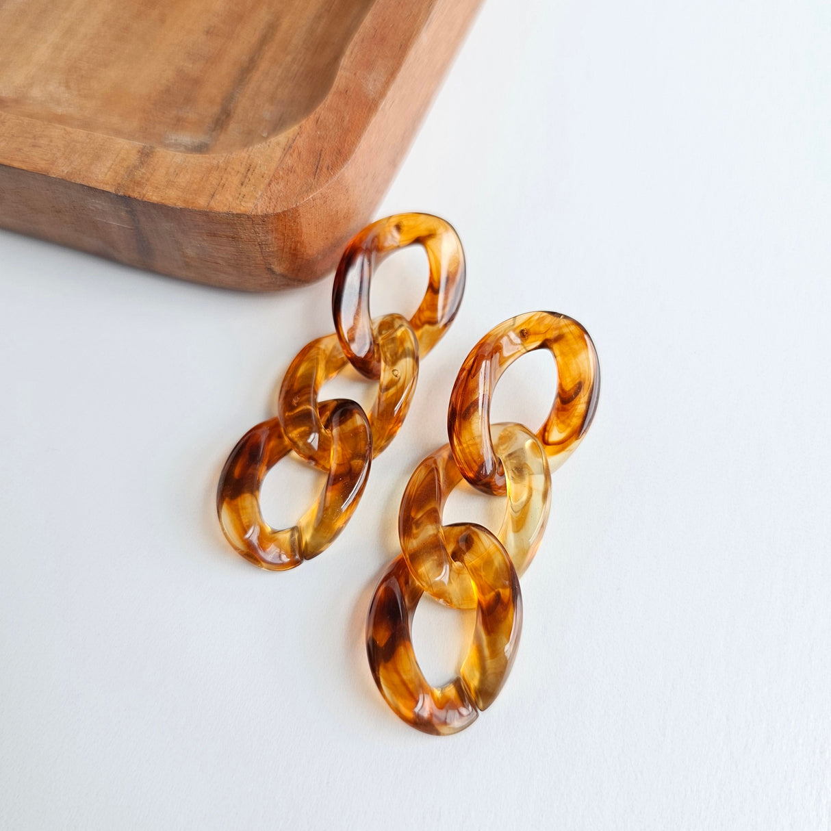 Brooklyn Earrings - Amber from Spiffy & Splendid