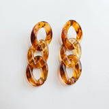 Brooklyn Earrings - Amber from Spiffy & Splendid