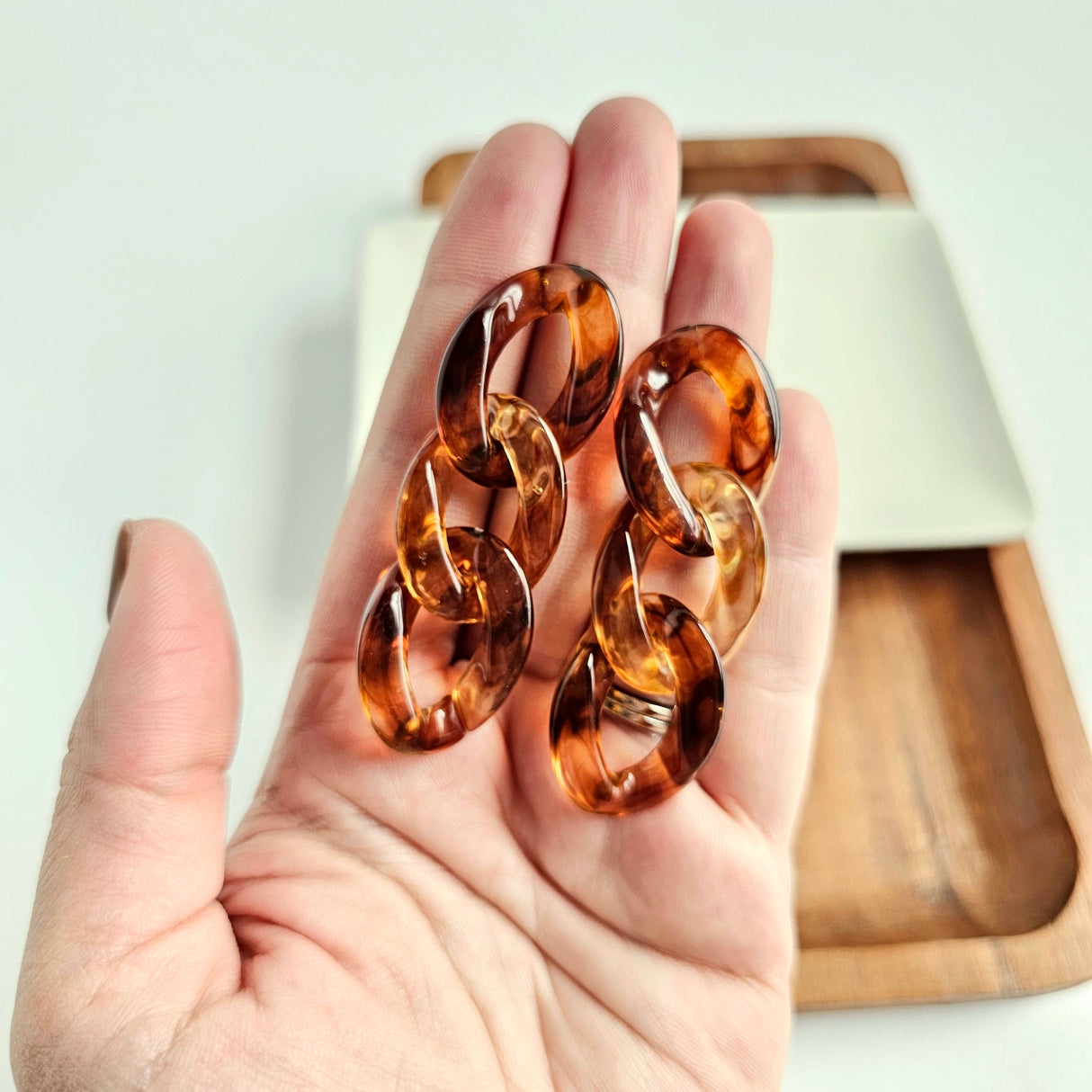 Brooklyn Earrings - Amber from Spiffy & Splendid