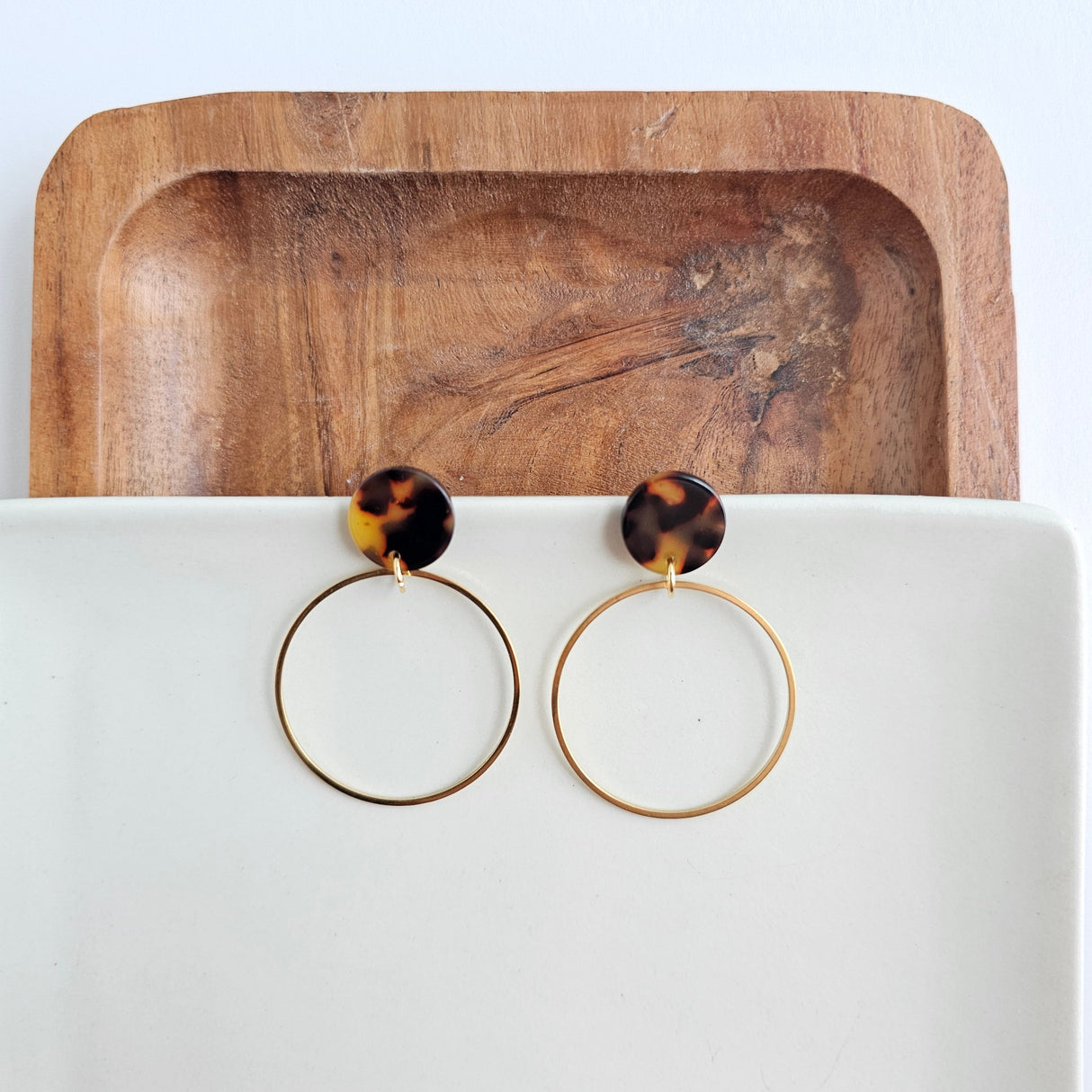 Amelia Earrings - Tortoise from Spiffy & Splendid