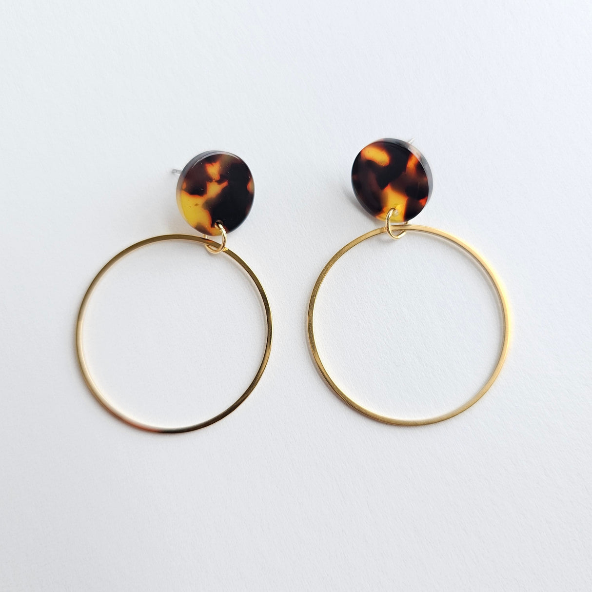 Amelia Earrings - Tortoise from Spiffy & Splendid