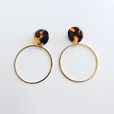Amelia Earrings - Tortoise from Spiffy & Splendid