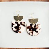 Harper Earrings - Cowhide from Spiffy & Splendid