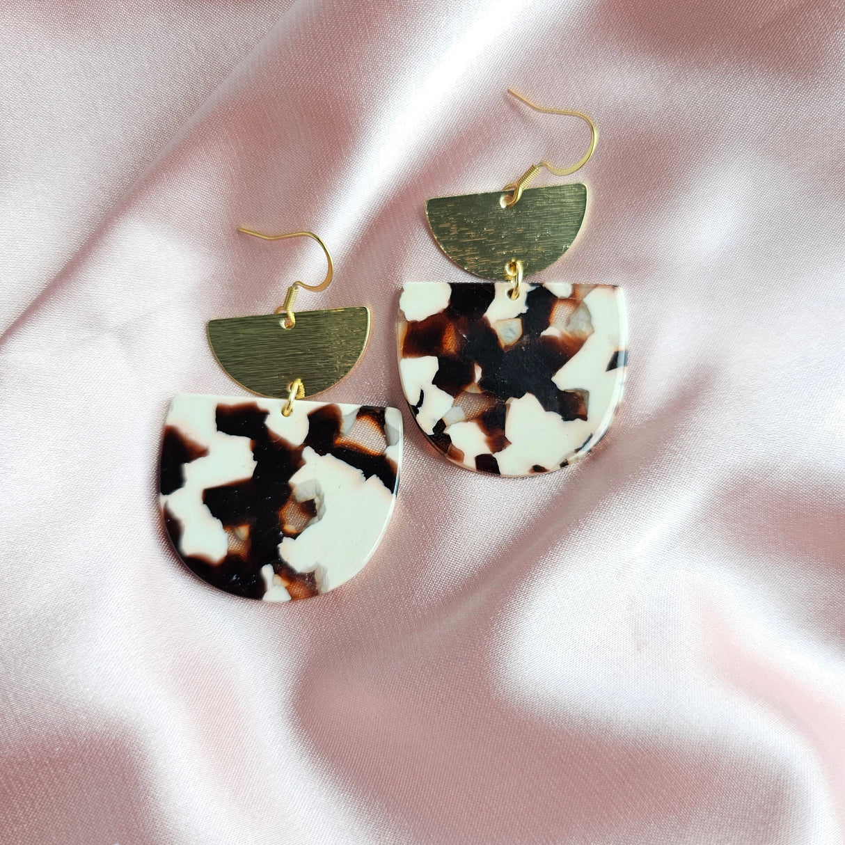 Harper Earrings - Cowhide from Spiffy & Splendid