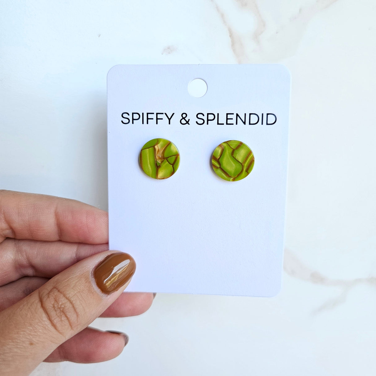 Sophie Studs - Army Green from Spiffy & Splendid