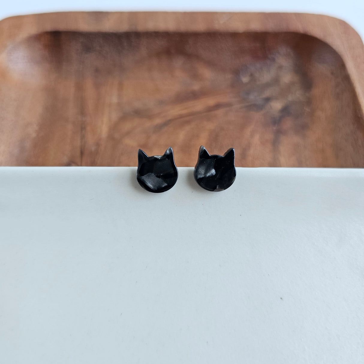 Cat Studs - Black from Spiffy & Splendid
