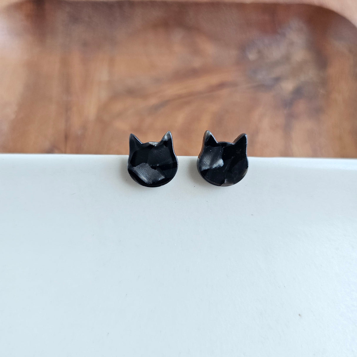 Cat Studs - Black from Spiffy & Splendid