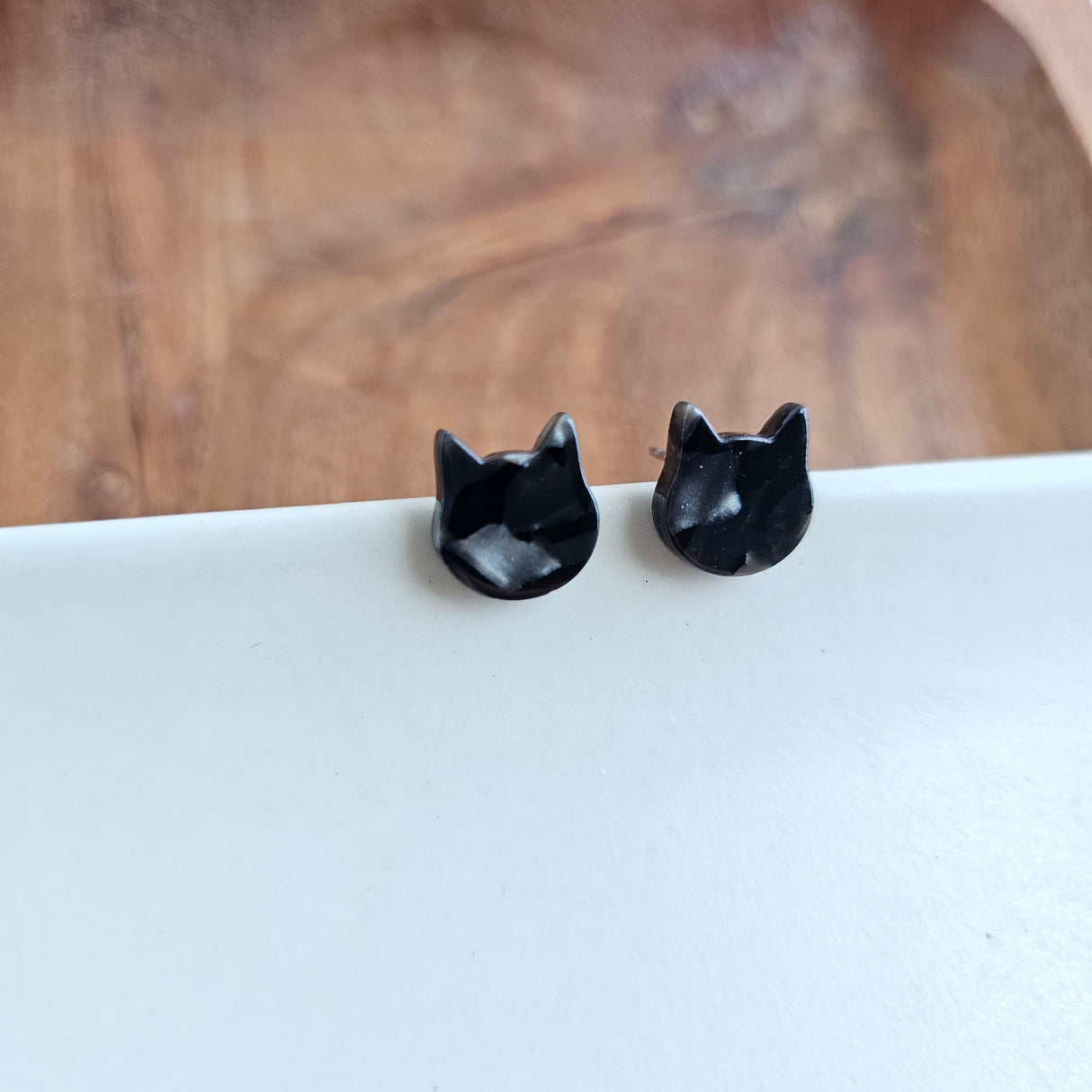 Cat Studs - Black from Spiffy & Splendid
