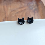 Cat Studs - Black from Spiffy & Splendid