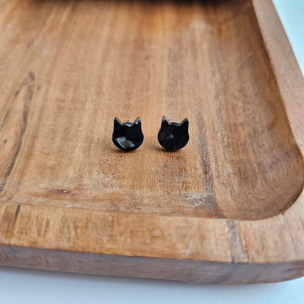 Cat Studs - Black from Spiffy & Splendid