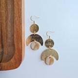 Eclipse Earrings - Golden Ivory from Spiffy & Splendid