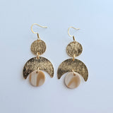 Eclipse Earrings - Golden Ivory from Spiffy & Splendid