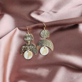 Eclipse Earrings - Golden Ivory from Spiffy & Splendid