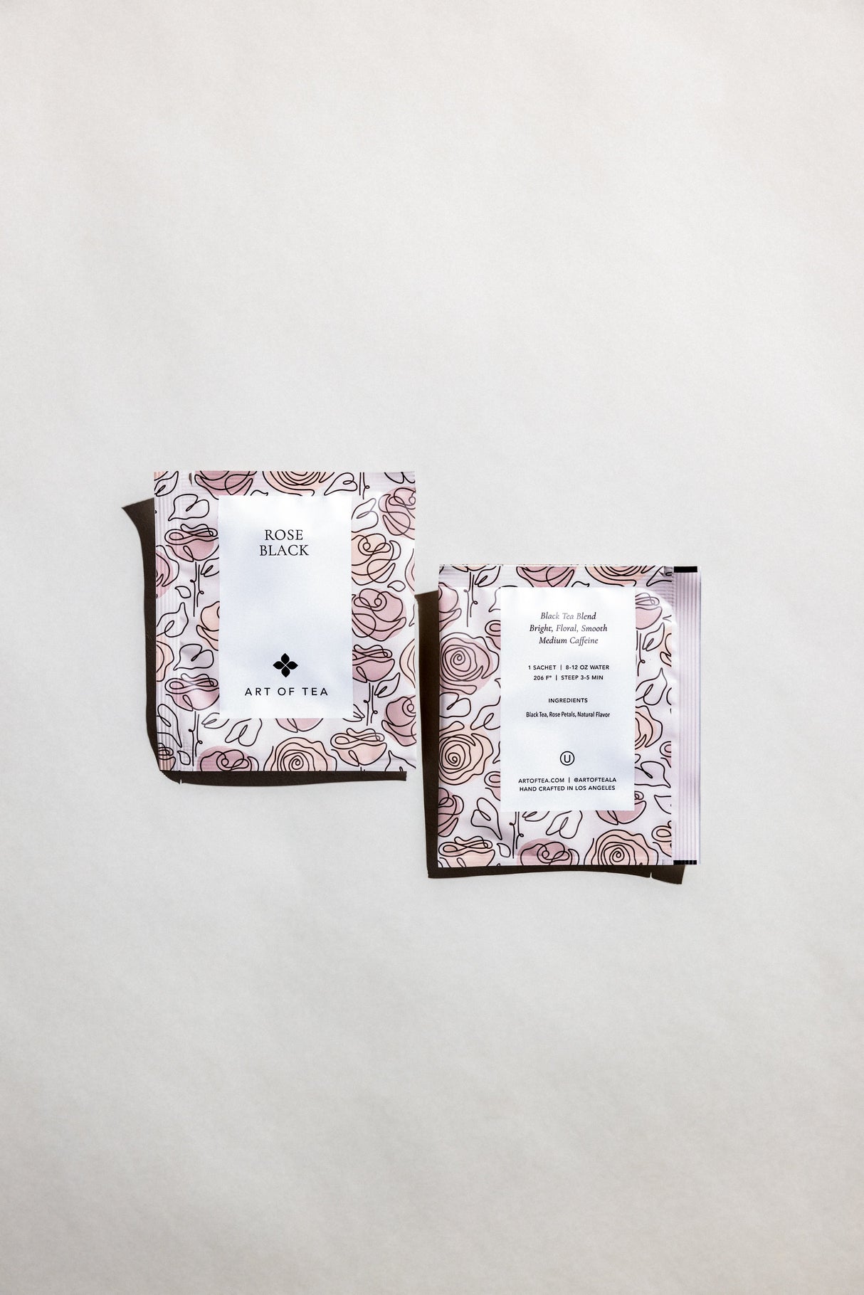 Rose Black Tea Eco Teabag Sachets from Art of Tea