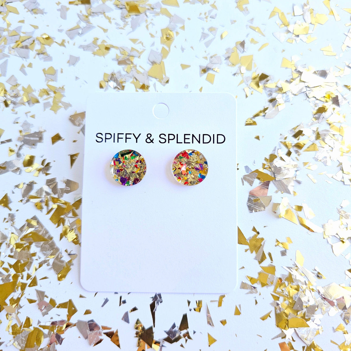 Sophie Studs - Gold Sparkle from Spiffy & Splendid