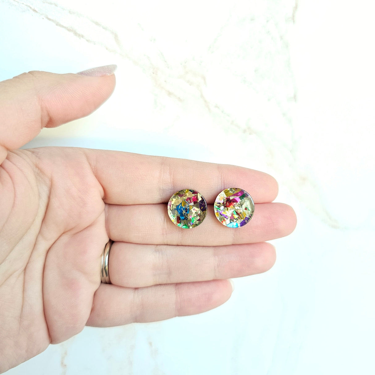 Sophie Studs - Gold Sparkle from Spiffy & Splendid