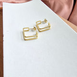 Luxe Gold Kamora Hoops from Spiffy & Splendid