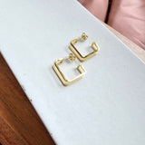 Luxe Gold Kamora Hoops from Spiffy & Splendid
