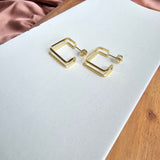 Luxe Gold Kamora Hoops from Spiffy & Splendid