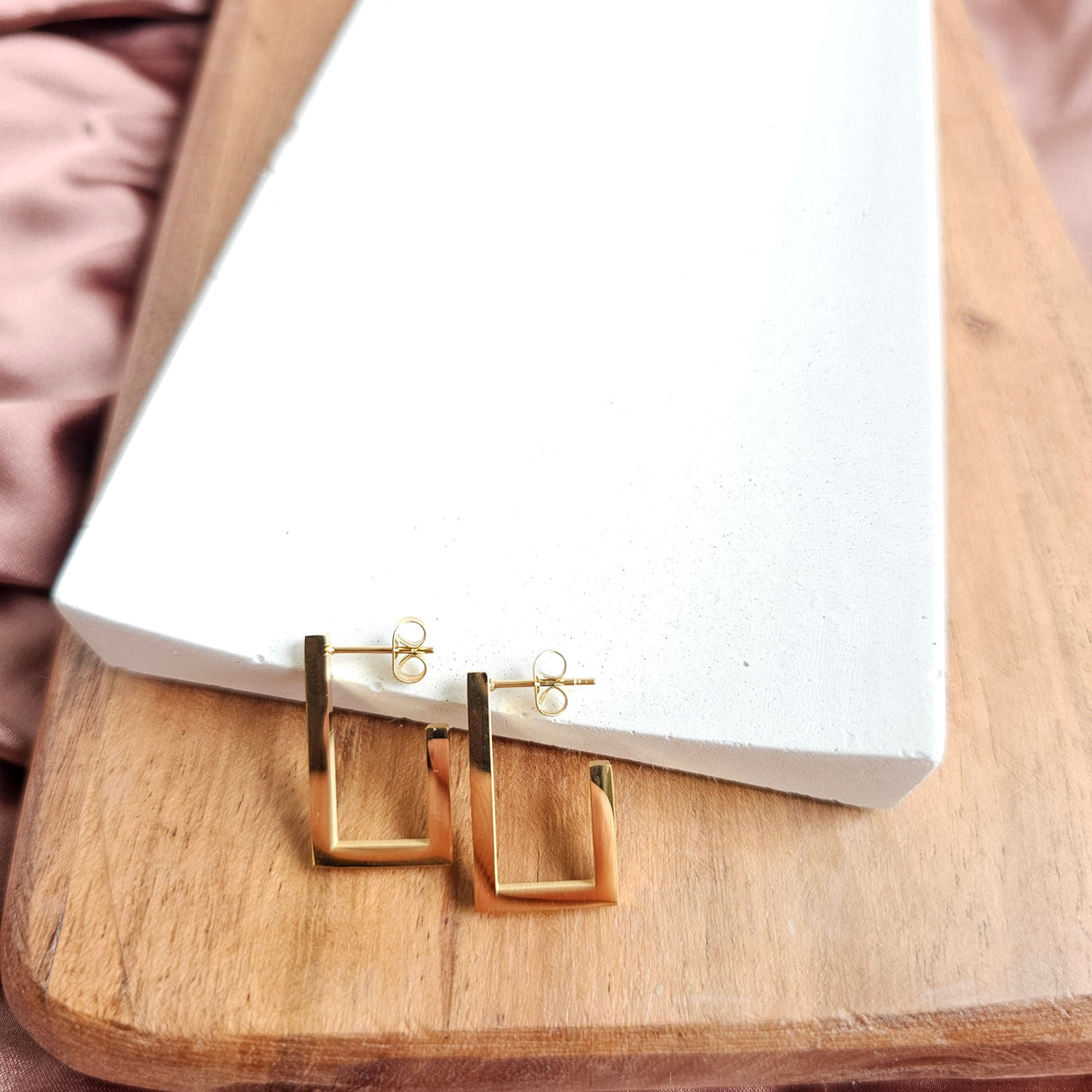 Luxe Gold Goldi Hoops from Spiffy & Splendid
