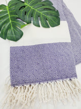 Beach/Bath Sand Free Towels-Easy Carry Quick Dry Thin Towel-Grape